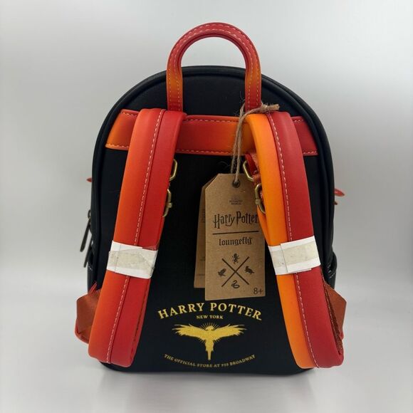 NWT RARE NEW YORK EXCLUSIVE Harry Potter Phoenix Loungefly Backpack - Picture 4 of 15